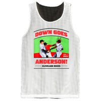 Down Goes Anderson Mesh Reversible Basketball Jersey Tank