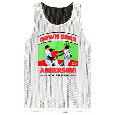 Down Goes Anderson Mesh Reversible Basketball Jersey Tank