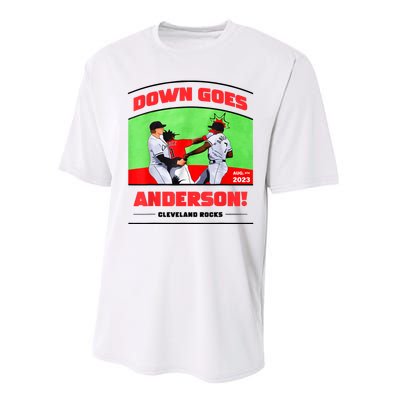 Down Goes Anderson Performance Sprint T-Shirt