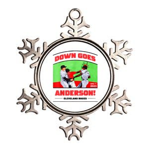 Down Goes Anderson Metallic Star Ornament