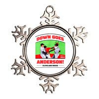 Down Goes Anderson Metallic Star Ornament