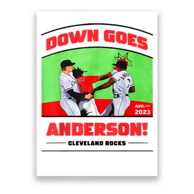 Down Goes Anderson Poster