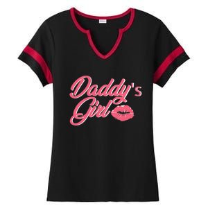 DaddyS Girl Adult Bdsm Ddlg Kinky Dom Sub Couples Ladies Halftime Notch Neck Tee