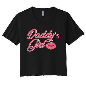 DaddyS Girl Adult Bdsm Ddlg Kinky Dom Sub Couples Women's Crop Top Tee