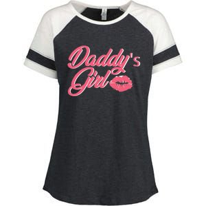 DaddyS Girl Adult Bdsm Ddlg Kinky Dom Sub Couples Enza Ladies Jersey Colorblock Tee