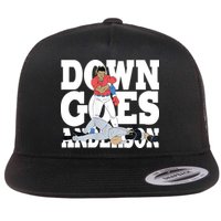 Down Goes Anderson Baseball Fight Flatbill Hat