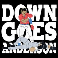 Down Goes Anderson Baseball Fight Flatbill Hat