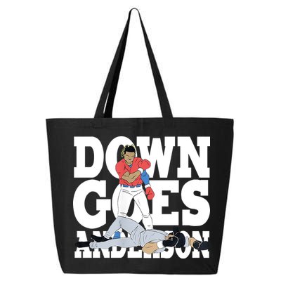 Down Goes Anderson Baseball Fight 25L Jumbo Tote