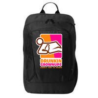 Drunkin Grownups Adult Party Sarcastic Drinking City Backpack