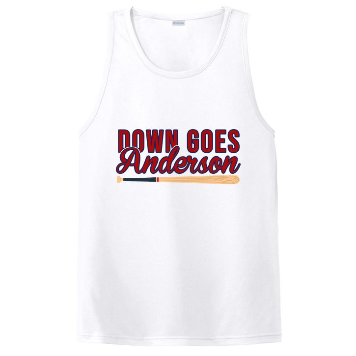 Down Goes Anderson Baseball Bat PosiCharge Competitor Tank