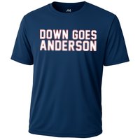 Down Goes Anderson Baseball Cleveland Vs Chicago Performance Shirt