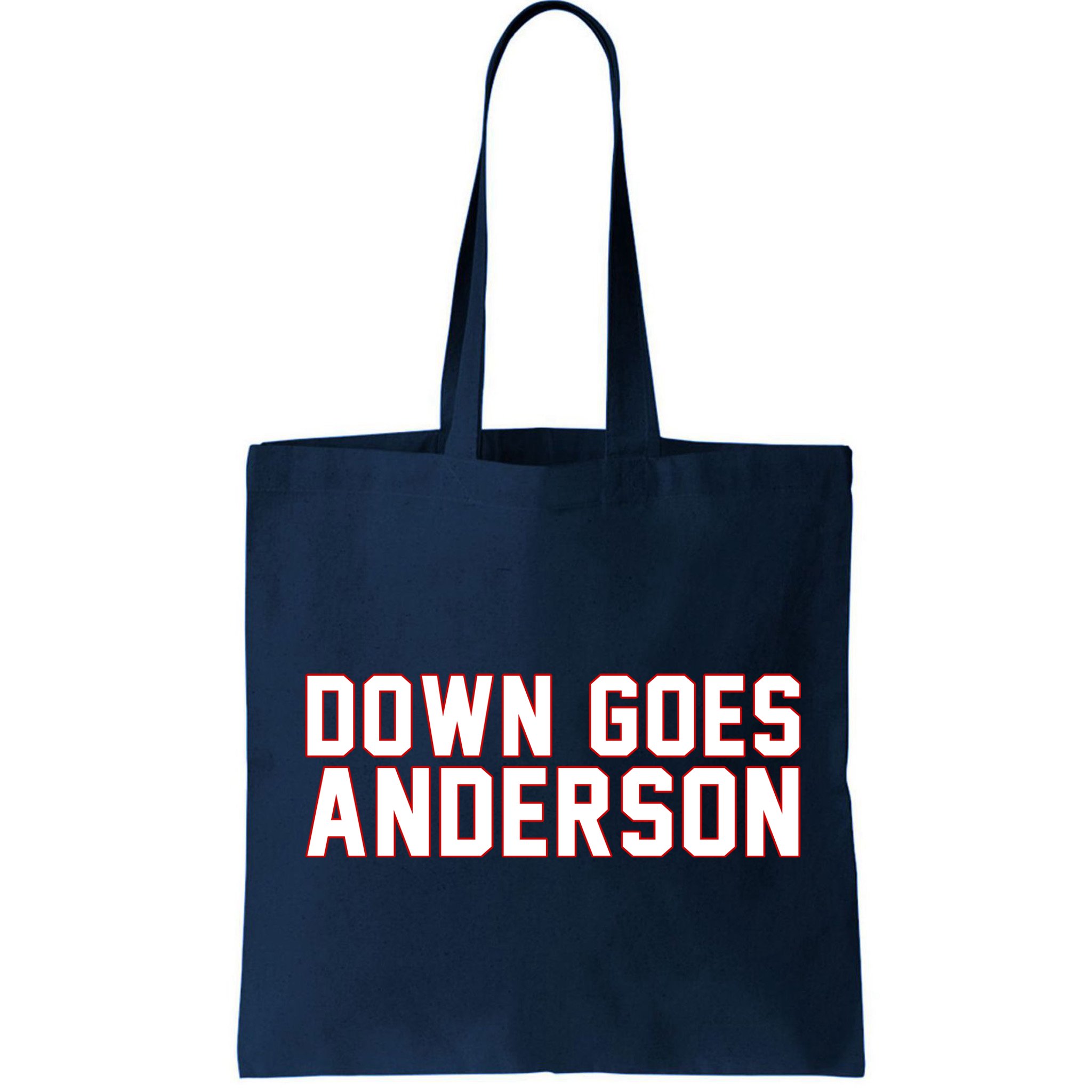 Down Goes Anderson Baseball Cleveland Vs Chicago Bag
