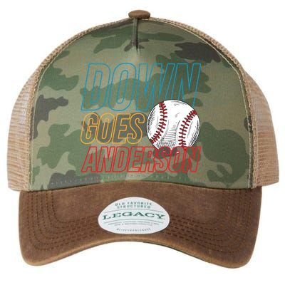 Down Goes Anderson Baseball Cleveland Chicago Fight Legacy Tie Dye Trucker Hat