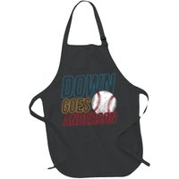 Down Goes Anderson Baseball Cleveland Chicago Fight Apron