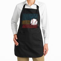 Down Goes Anderson Baseball Cleveland Chicago Fight Apron