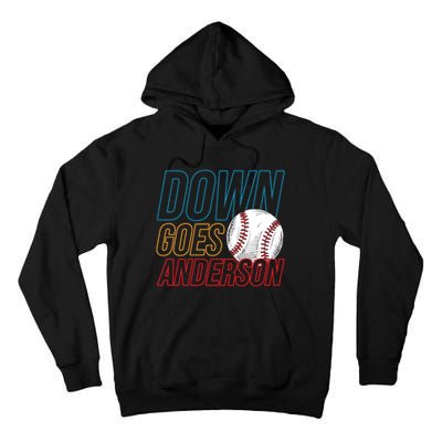 Down Goes Anderson Baseball Cleveland Chicago Fight Tall Hoodie