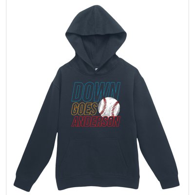 Down Goes Anderson Baseball Cleveland Chicago Fight Urban Pullover Hoodie