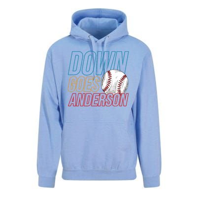 Down Goes Anderson Baseball Cleveland Chicago Fight Unisex Surf Hoodie