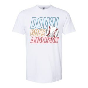 Down Goes Anderson Baseball Cleveland Chicago Fight Softstyle® CVC T-Shirt