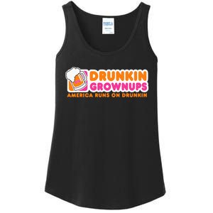 Drunkin Grownups Adult Party Sarcastic Gift Drinking Ladies Essential Tank