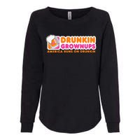 Drunkin Grownups Adult Party Sarcastic Gift Drinking Womens California Wash Sweatshirt