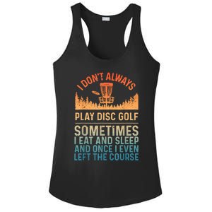 Disc Golf Art Disc Golf Player Disc Golfer Ladies PosiCharge Competitor Racerback Tank