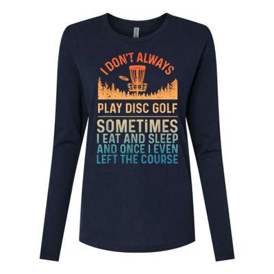 Disc Golf Art Disc Golf Player Disc Golfer Womens Cotton Relaxed Long Sleeve T-Shirt