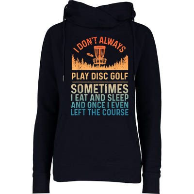 Disc Golf Art Disc Golf Player Disc Golfer Womens Funnel Neck Pullover Hood