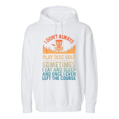 Disc Golf Art Disc Golf Player Disc Golfer Garment-Dyed Fleece Hoodie