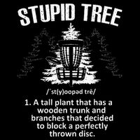 Disc Golf Art For  Stupid Tree Disc Golf Player Impact Tech Backpack