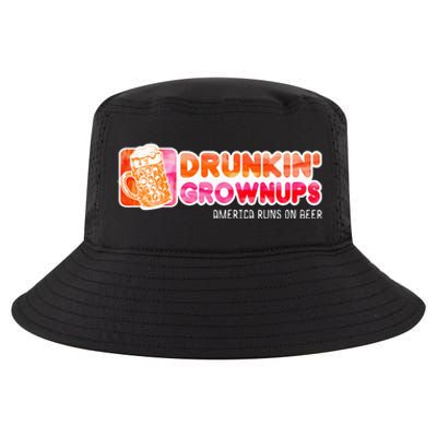 Drunken Grownups American Dad Run On Beer Cool Comfort Performance Bucket Hat