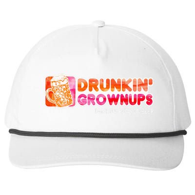 Drunken Grownups American Dad Run On Beer Snapback Five-Panel Rope Hat