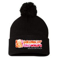 Drunken Grownups American Dad Run On Beer Pom Pom 12in Knit Beanie