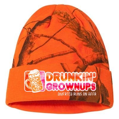 Drunken Grownups American Dad Run On Beer Kati Licensed 12" Camo Beanie