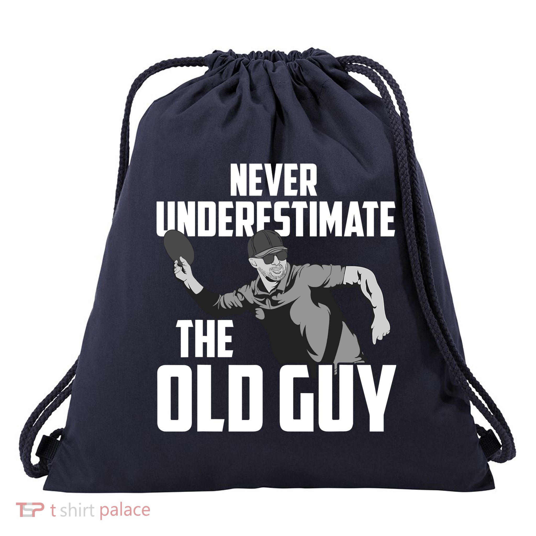 Disc Golf Art For Dad Disc Golf Lover Disc Golf Player Drawstring Bag