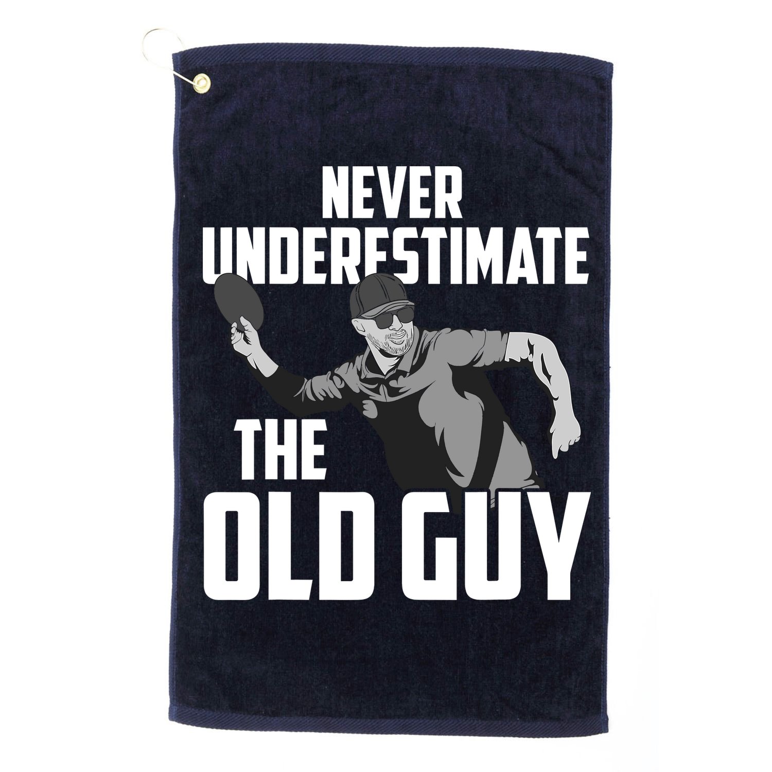 Disc Golf Art For Dad Disc Golf Lover Disc Golf Player Golf Towel