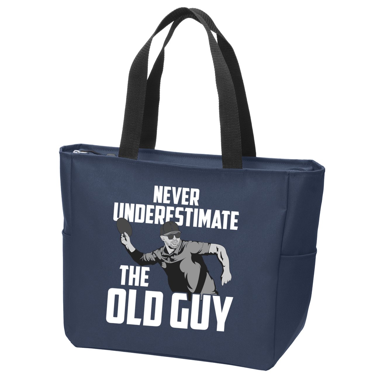 Disc Golf Art For Dad Disc Golf Lover Disc Golf Player Zip Tote Bag