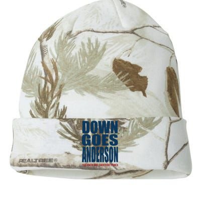 Down Goes Anderson Jose Kati Licensed 12" Camo Beanie