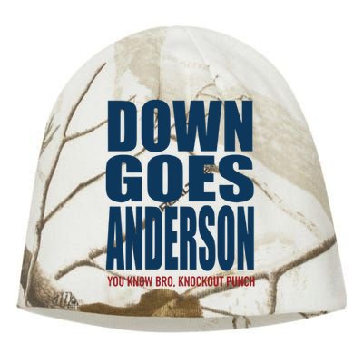 Down Goes Anderson Jose Kati - Camo Knit Beanie