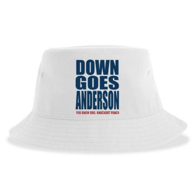 Down Goes Anderson Jose Sustainable Bucket Hat