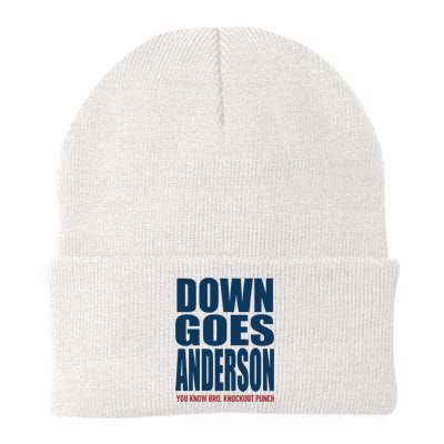 Down Goes Anderson Jose Knit Cap Winter Beanie