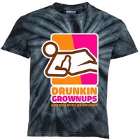 Drunkin Grownups Adult Party Sarcastic Drinking Kids Tie-Dye T-Shirt