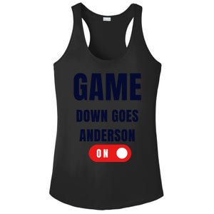 Down Goes Anderson Ladies PosiCharge Competitor Racerback Tank