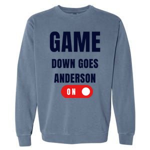 Down Goes Anderson Garment-Dyed Sweatshirt