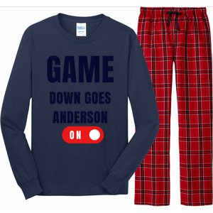 Down Goes Anderson Long Sleeve Pajama Set