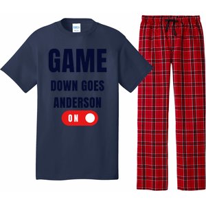 Down Goes Anderson Pajama Set