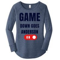 Down Goes Anderson Women's Perfect Tri Tunic Long Sleeve Shirt