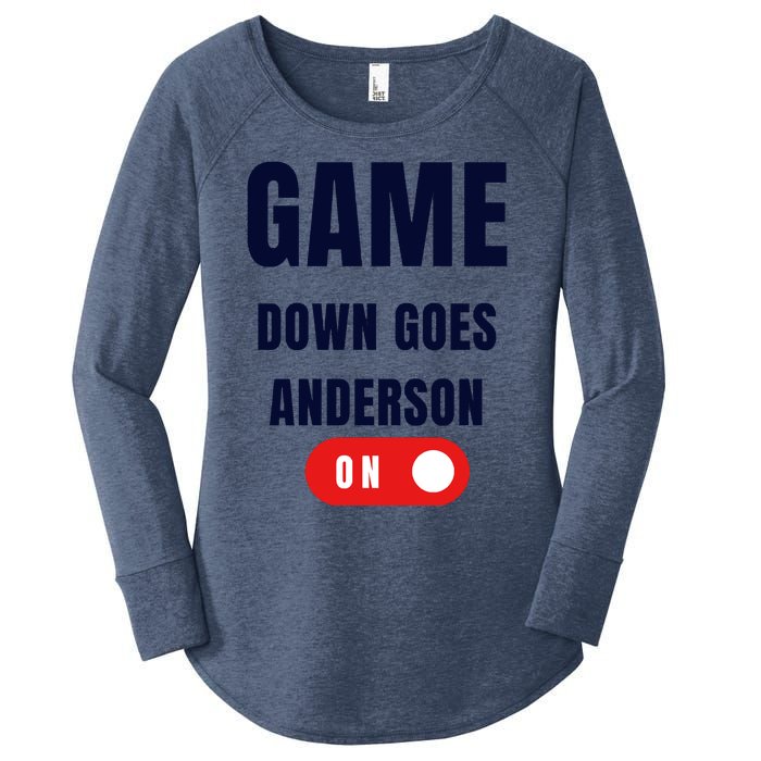 Down Goes Anderson Women's Perfect Tri Tunic Long Sleeve Shirt