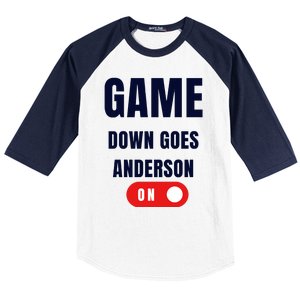 Down Goes Anderson Baseball Sleeve Shirt