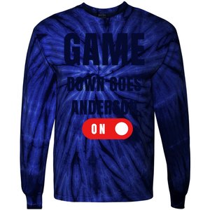 Down Goes Anderson Tie-Dye Long Sleeve Shirt